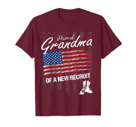 New Recruit Military Shirt - Proud Grandma of a New Recruit T-Shirt
