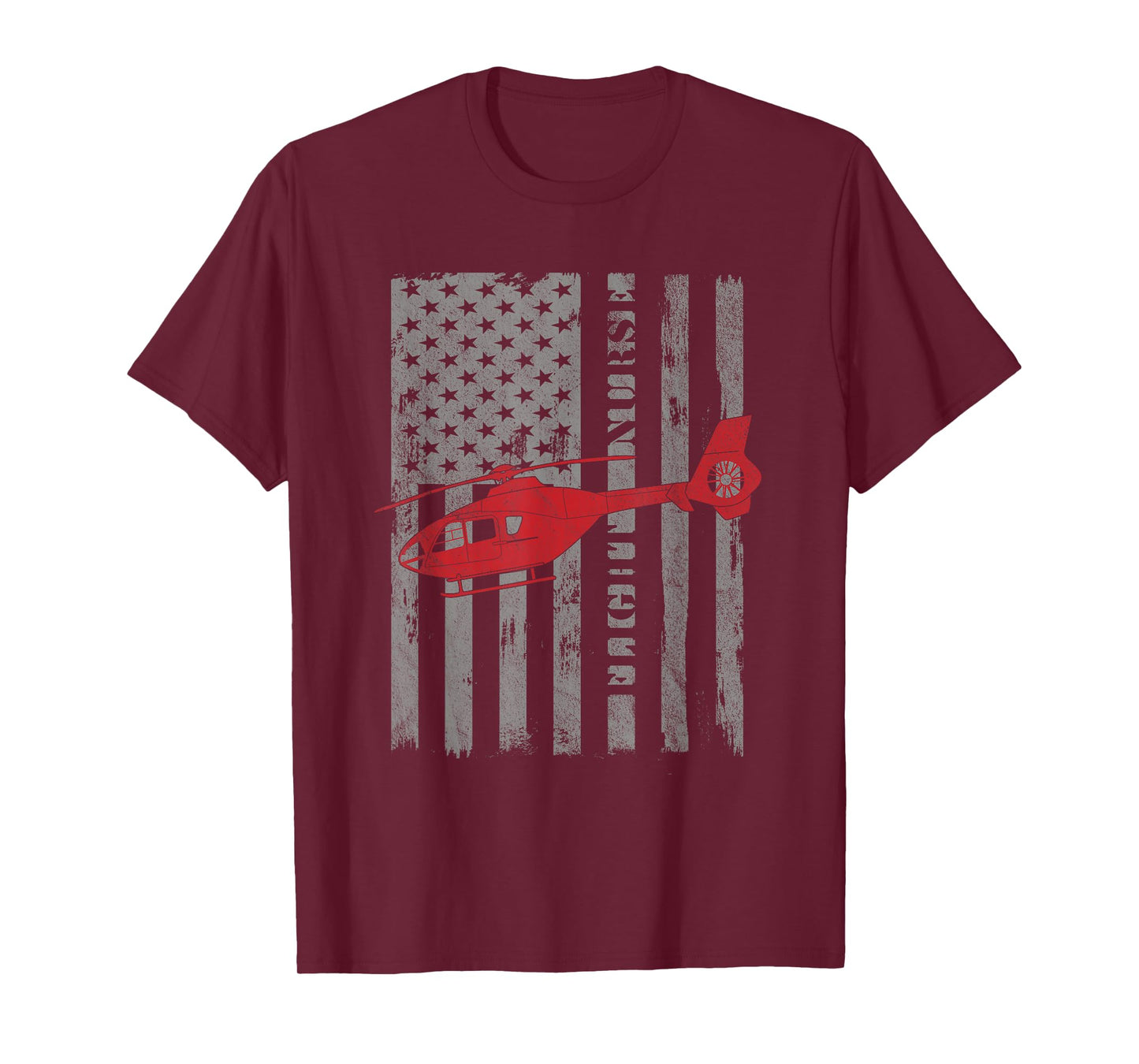 American Flag Flight Nurse T-Shirt Gift T-Shirt
