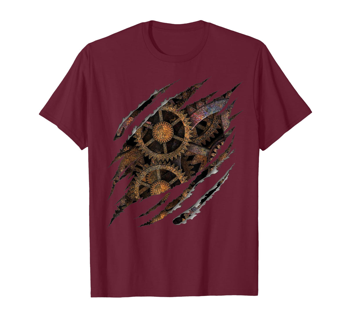 Steampunk Clockwork T Shirt Mechanical Gears Gift T-Shirt