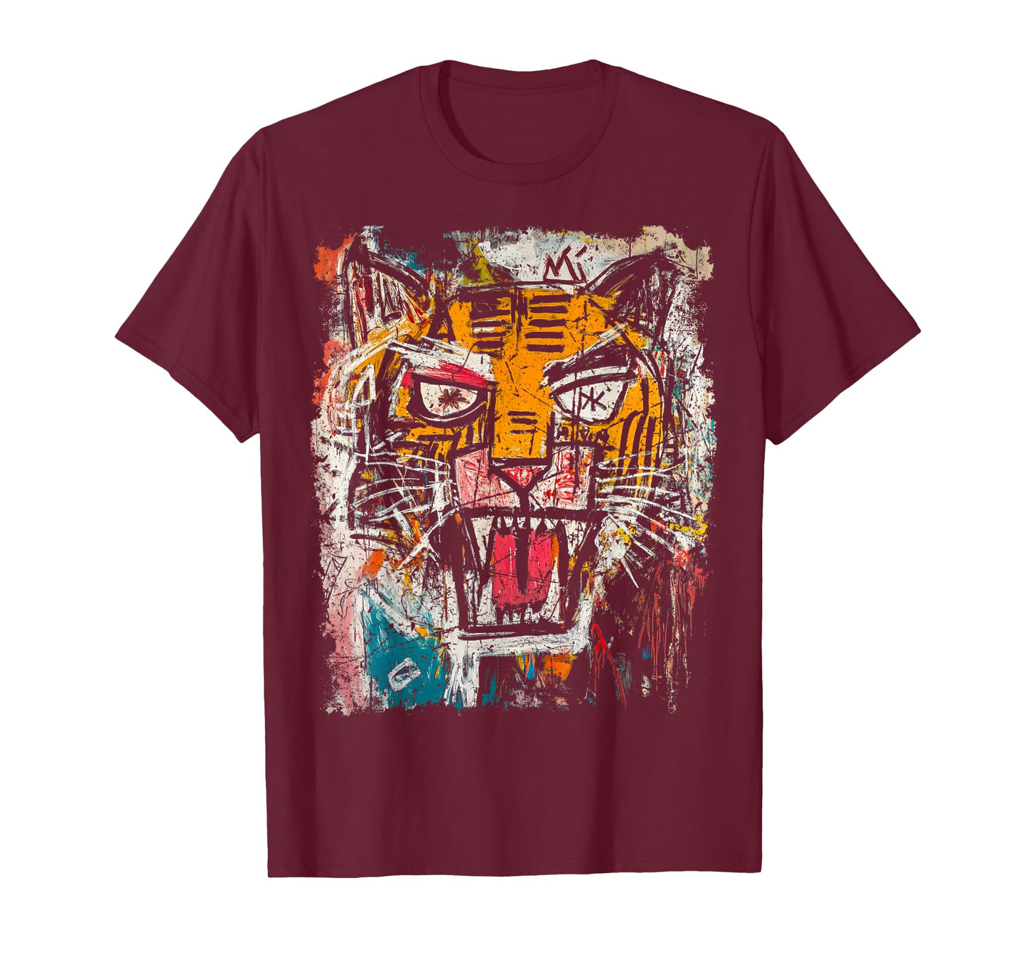 Pop Art Style Tiger 90s Graffiti T-Shirt