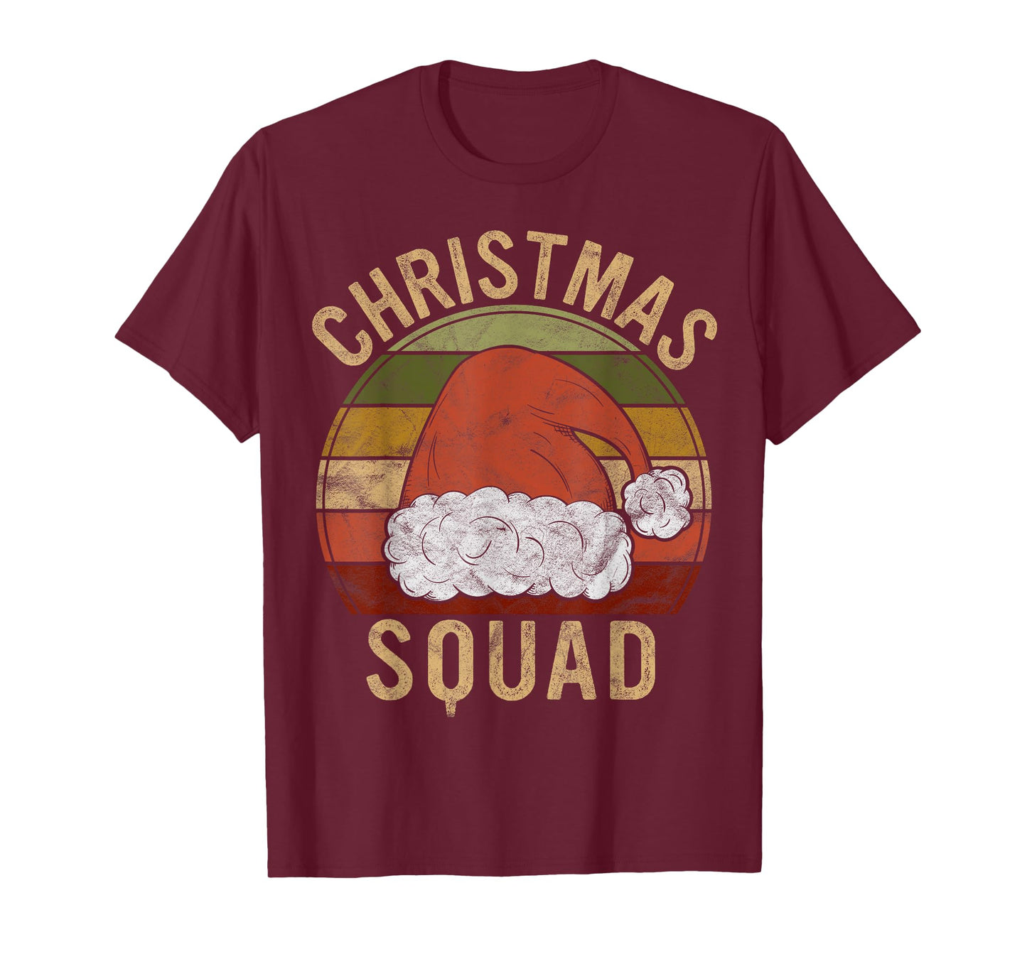 Christmas Squad Costume Gift Santa Matching Family Xmas T-Shirt