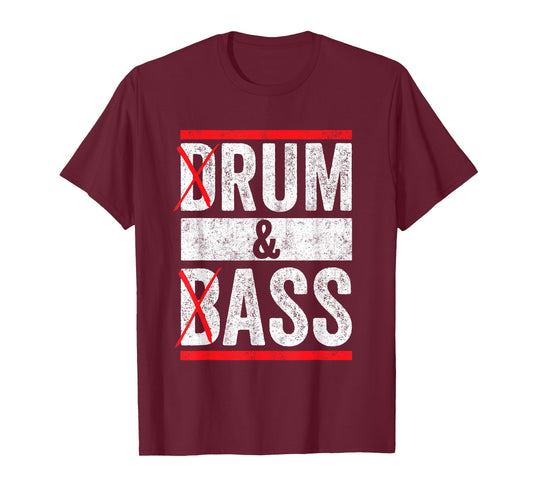 Vintage Drum & Bass/Rum & Ass Funny T-Shirt