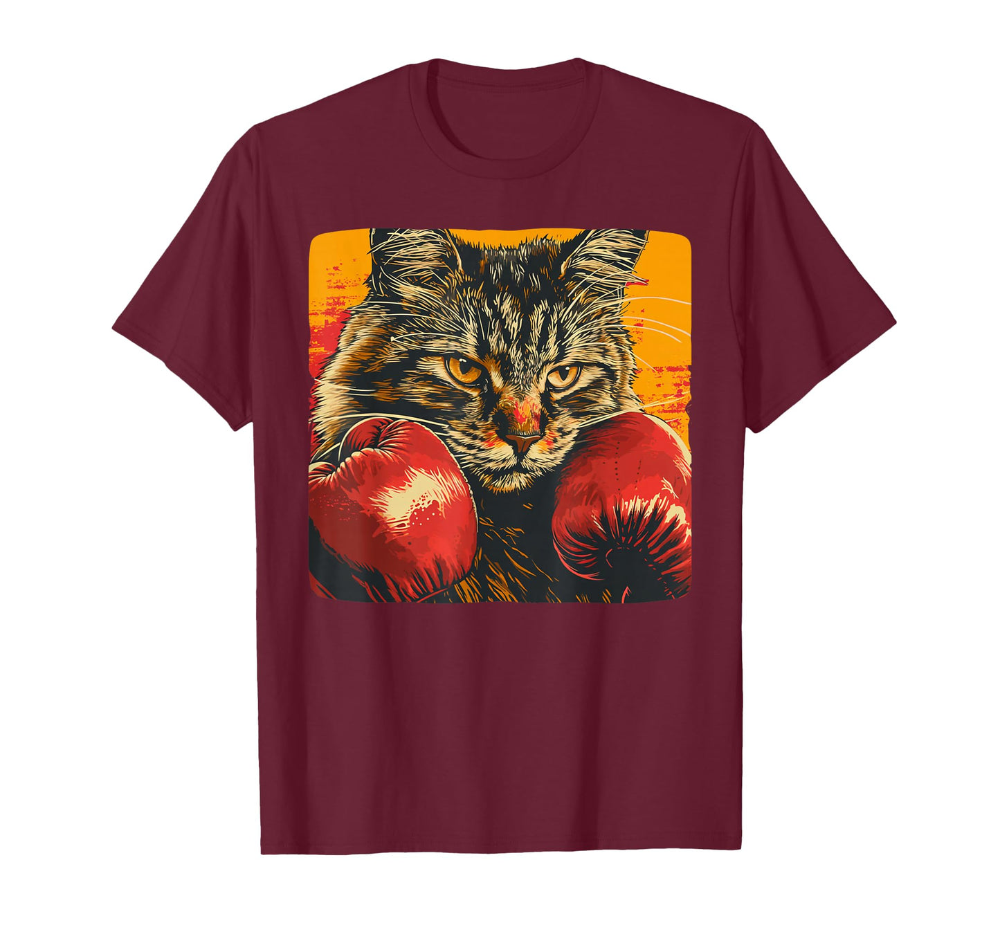 Cool Boxing cat for Boxing Gloves and Cats Lovers T-Shirt