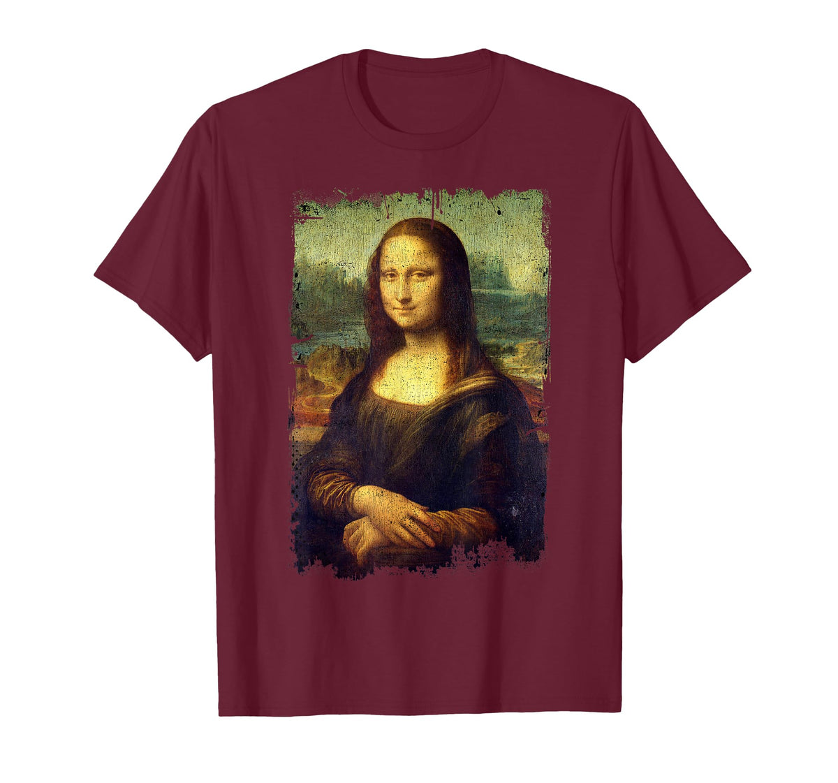 Mona Lisa by Leonardo da Vinci Famous Painting T-Shirt