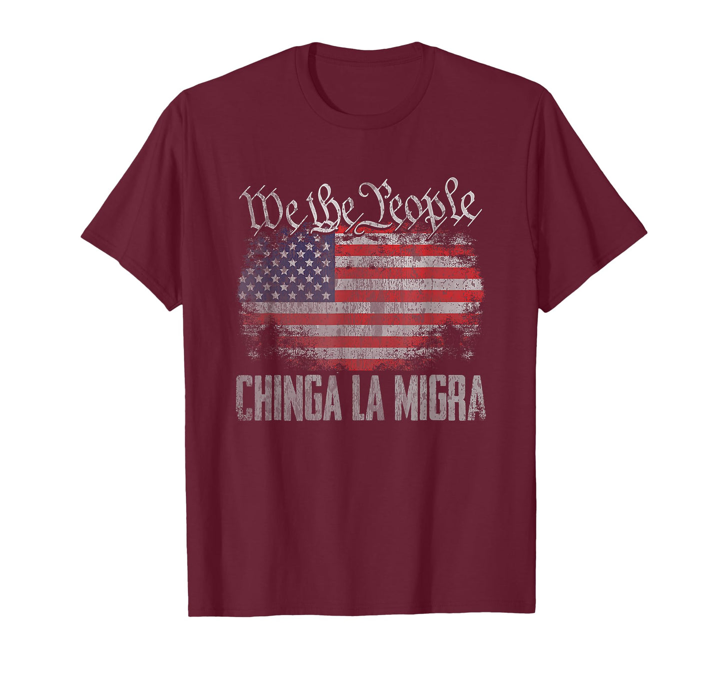 America Vintage Chinga La Migra Shirt for Men Women T-Shirt