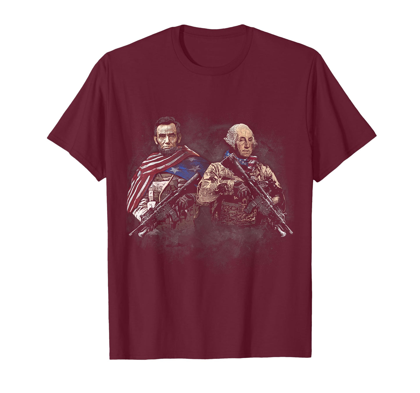 Presidential Soldiers: Abraham Lincoln and George Washington T-Shirt