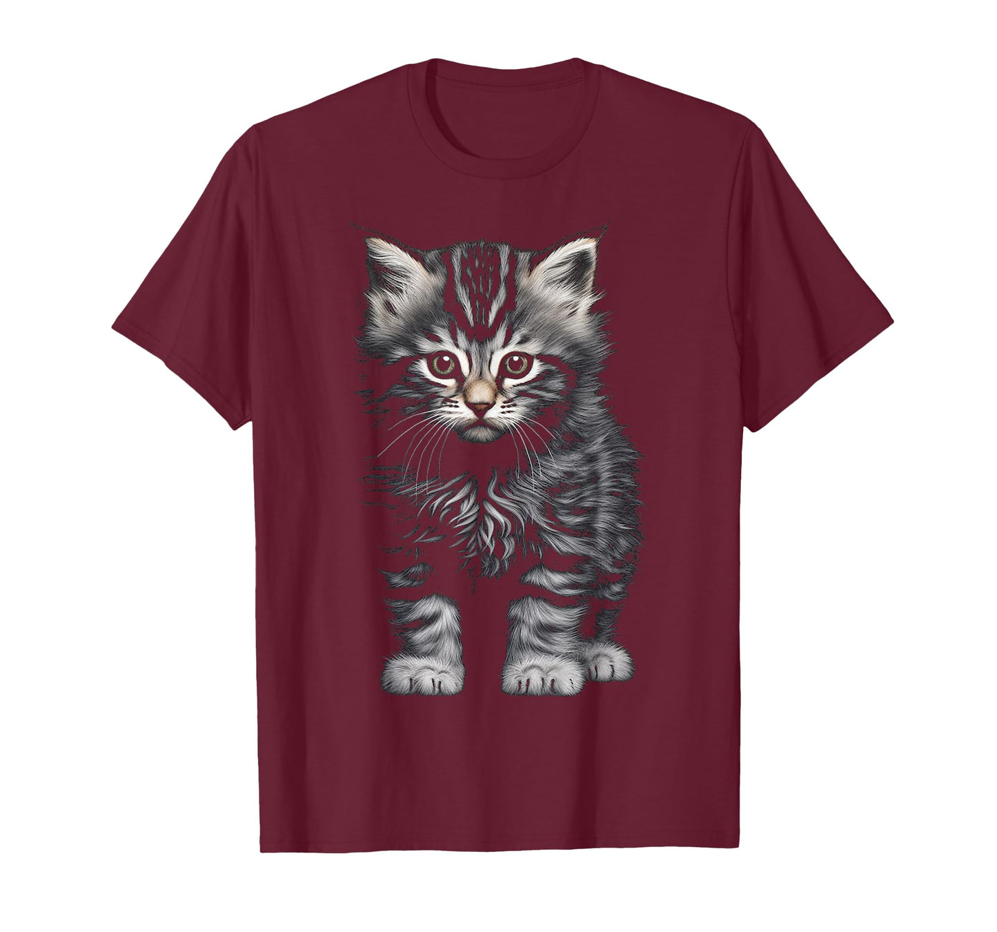 C@tLav Cat Graphic Unisex-Adults and Kids T-Shirt, Black, Small