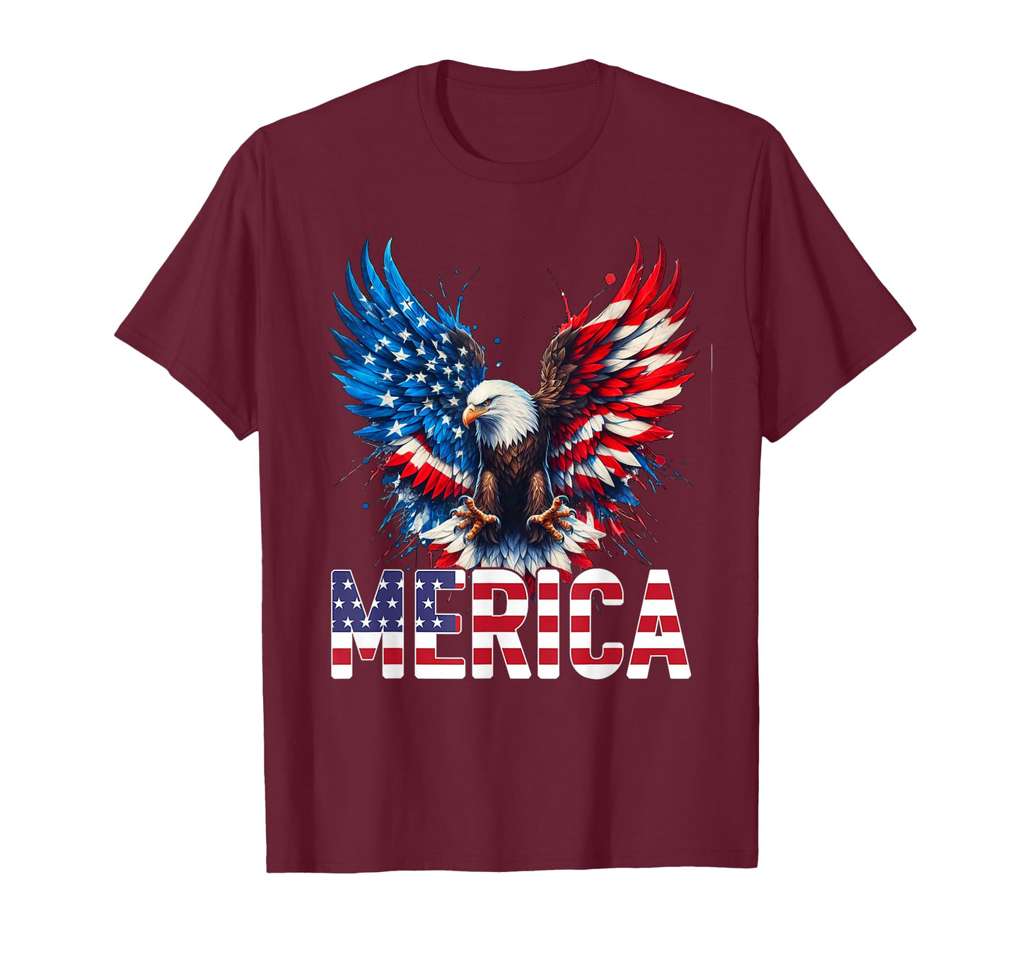 Merica - Patriotic USA Eagle of Freedom - 4th of July T-Shirt