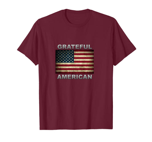 American Flag Grateful American Long Sleeve T-Shirt