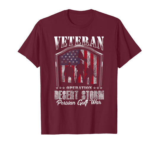 Veteran Operation Desert Storm Persian Gulf War T-Shirt