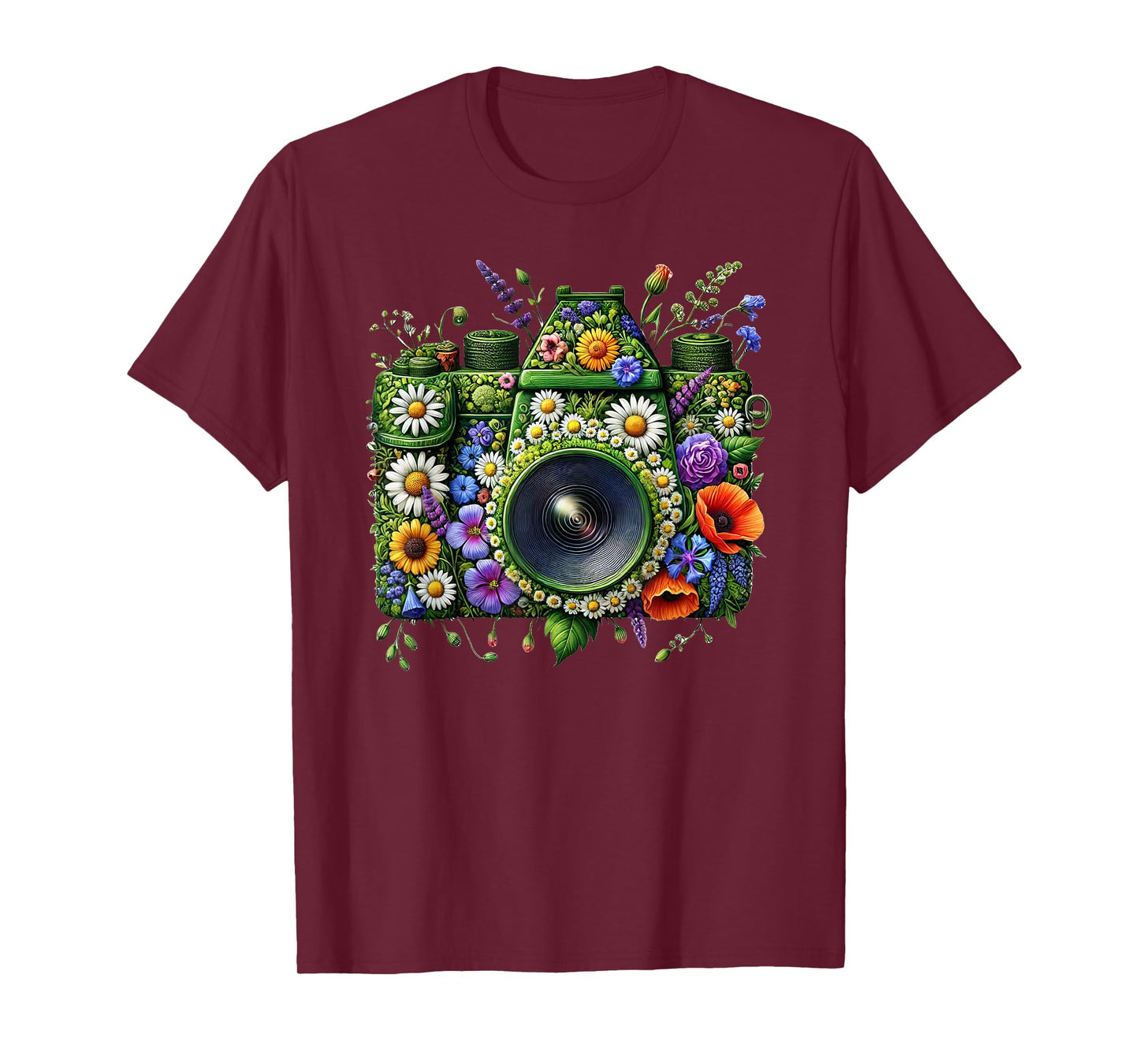 Wildflowers Camera Flower Photographer T-Shirt