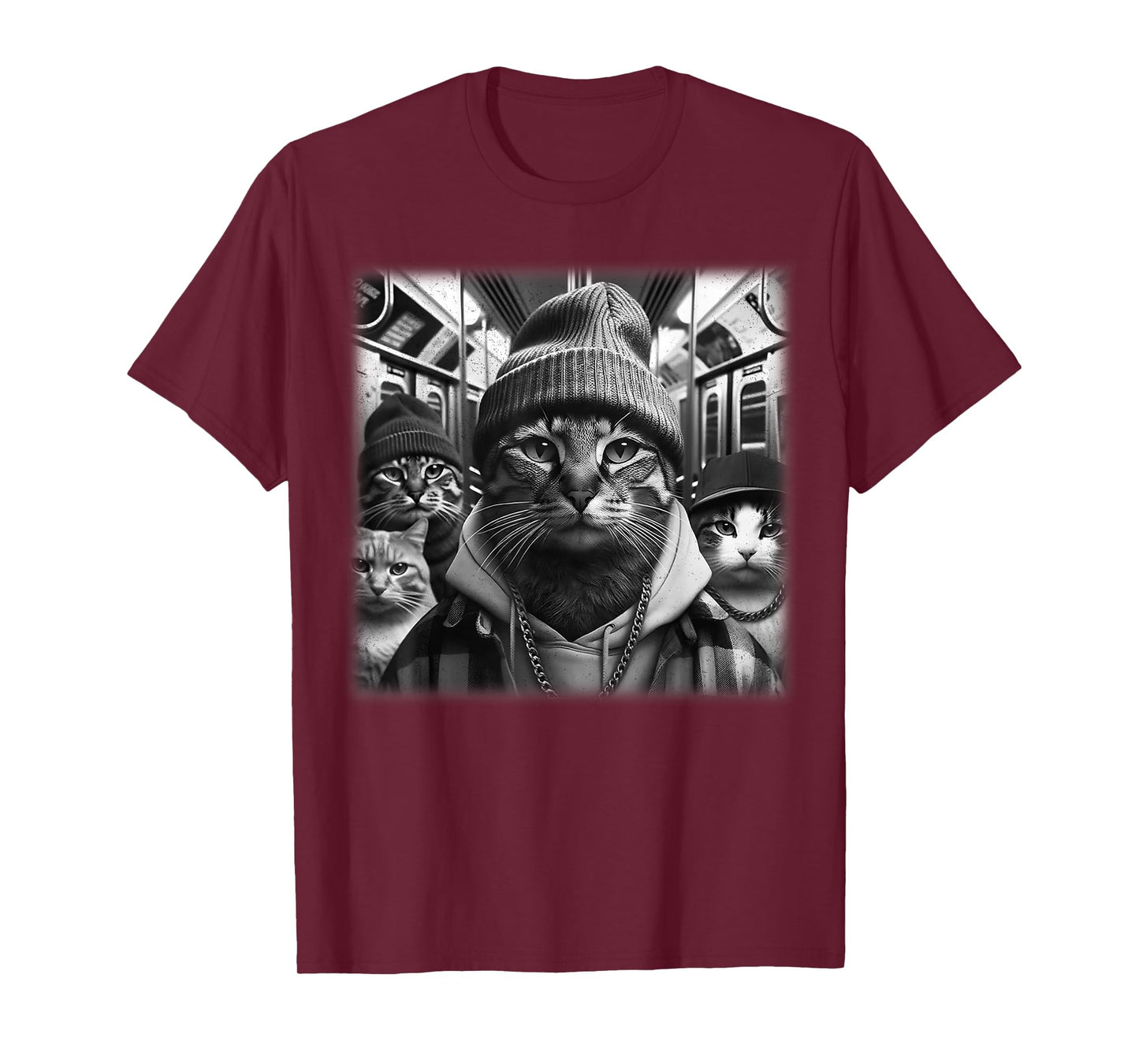 Gang of Feral Street Cats Gangster 90's Funny Meme T-Shirt