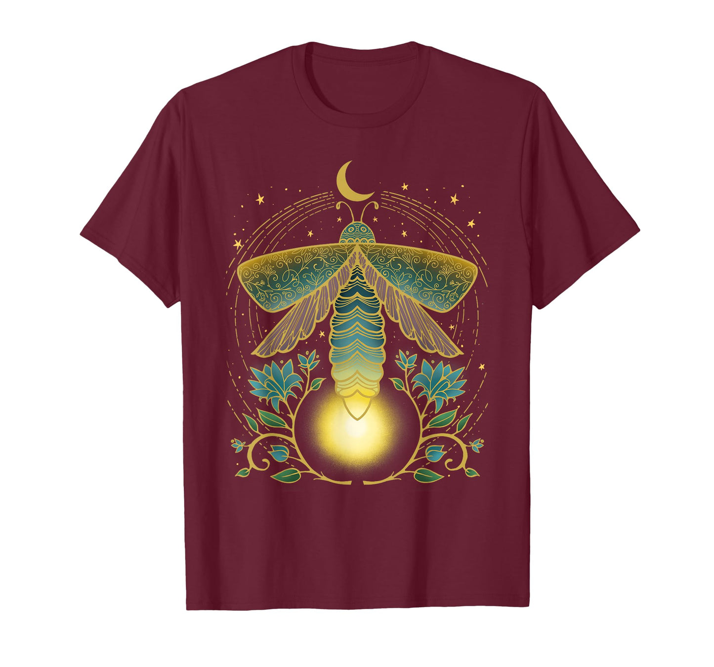 Firefly, Magical Lunar Mystical Design for Nature Lovers T-Shirt