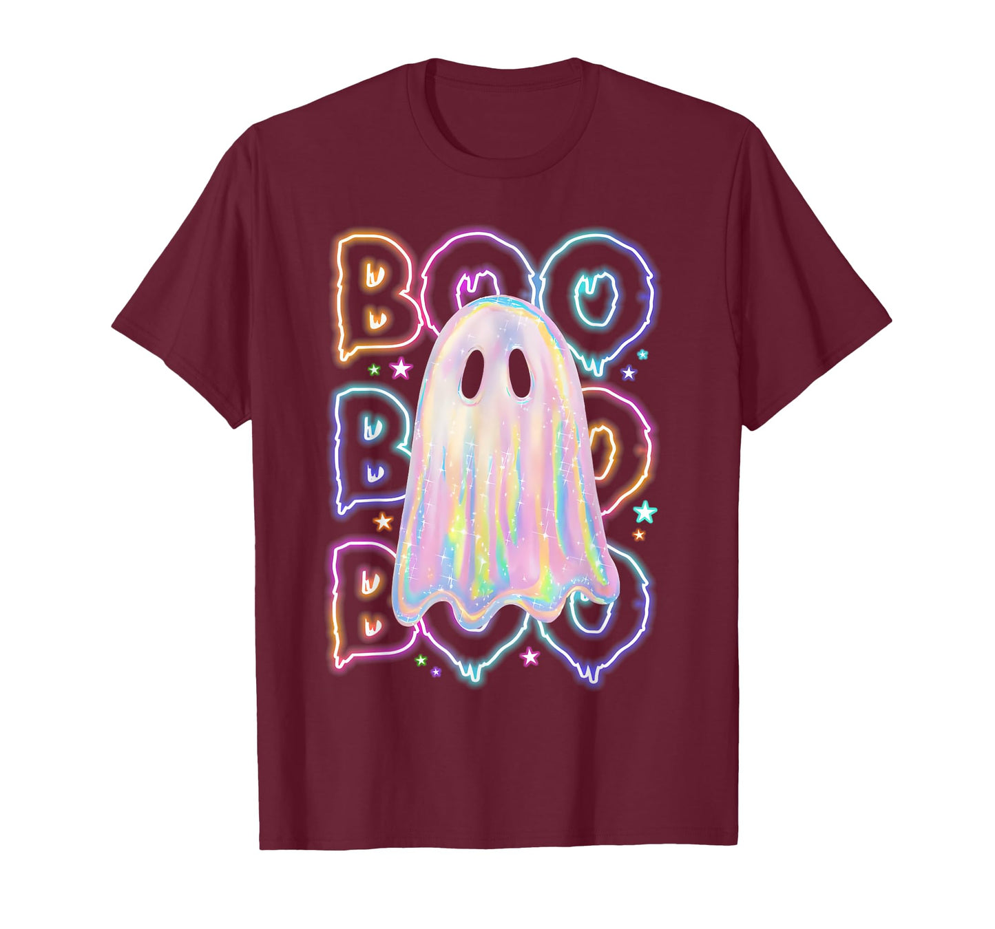 Cute Colorful Boo Ghost Boujee Halloween Costume Kid Toddler T-Shirt