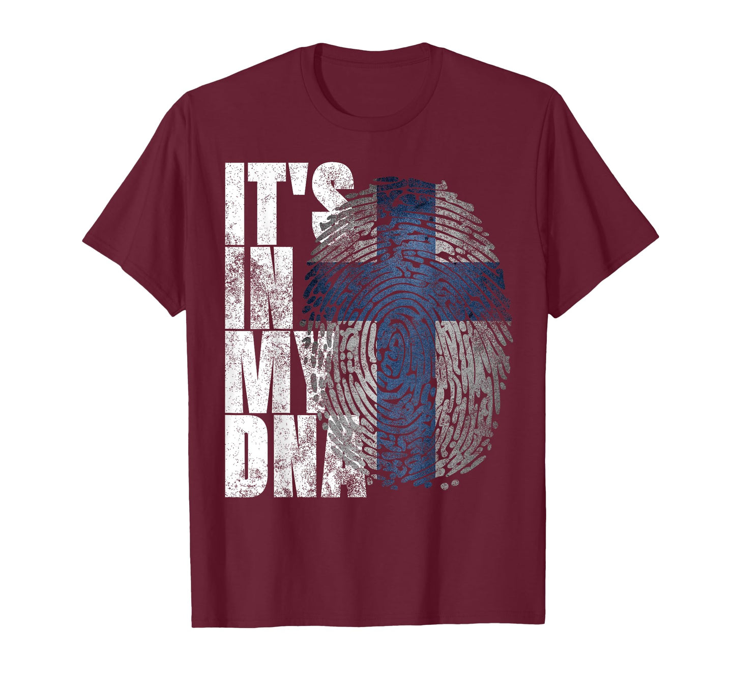 It's In My DNA Finnish Shirt Suomi Finland Flag Gifts Finn T-Shirt