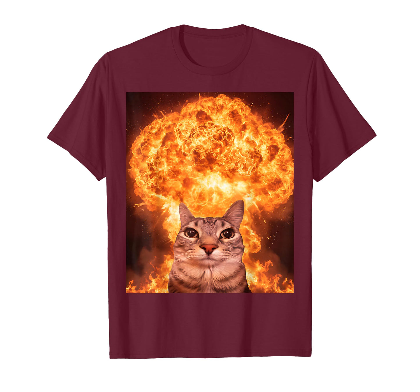 Funny Cat Meme Boys Girls Kids Women Men Teens Silly Graphic T-Shirt