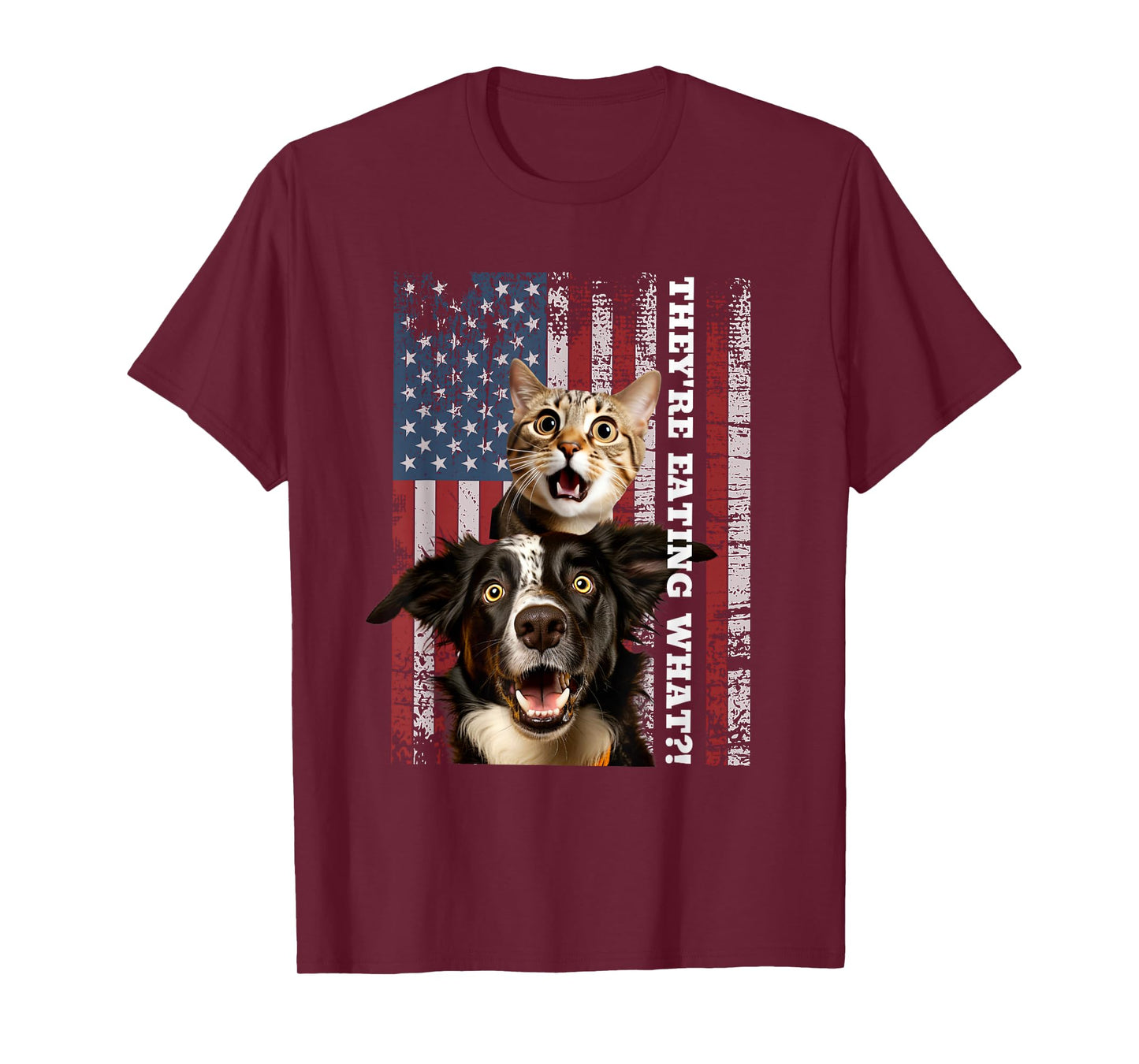 They're Eating The Dogs Cats Pets Save Our Pets Trump Funny T-Shirt