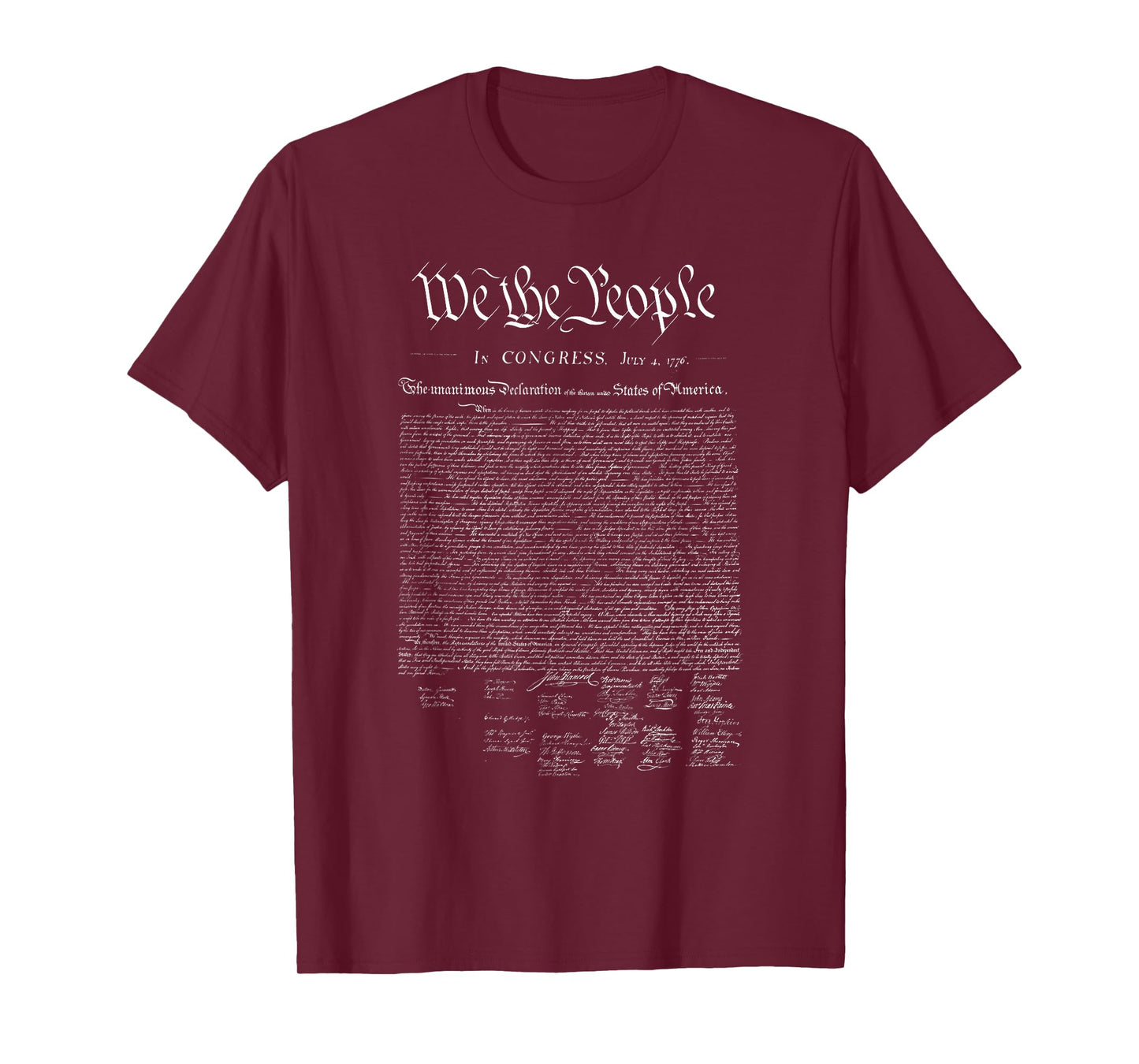 WE The People | U.S. Declaration of Independence T-Shirt