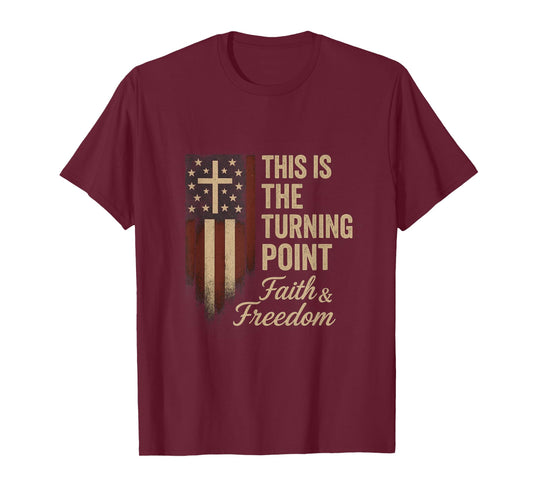 This is The Turning Point Patriotic Faith USA T-Shirt