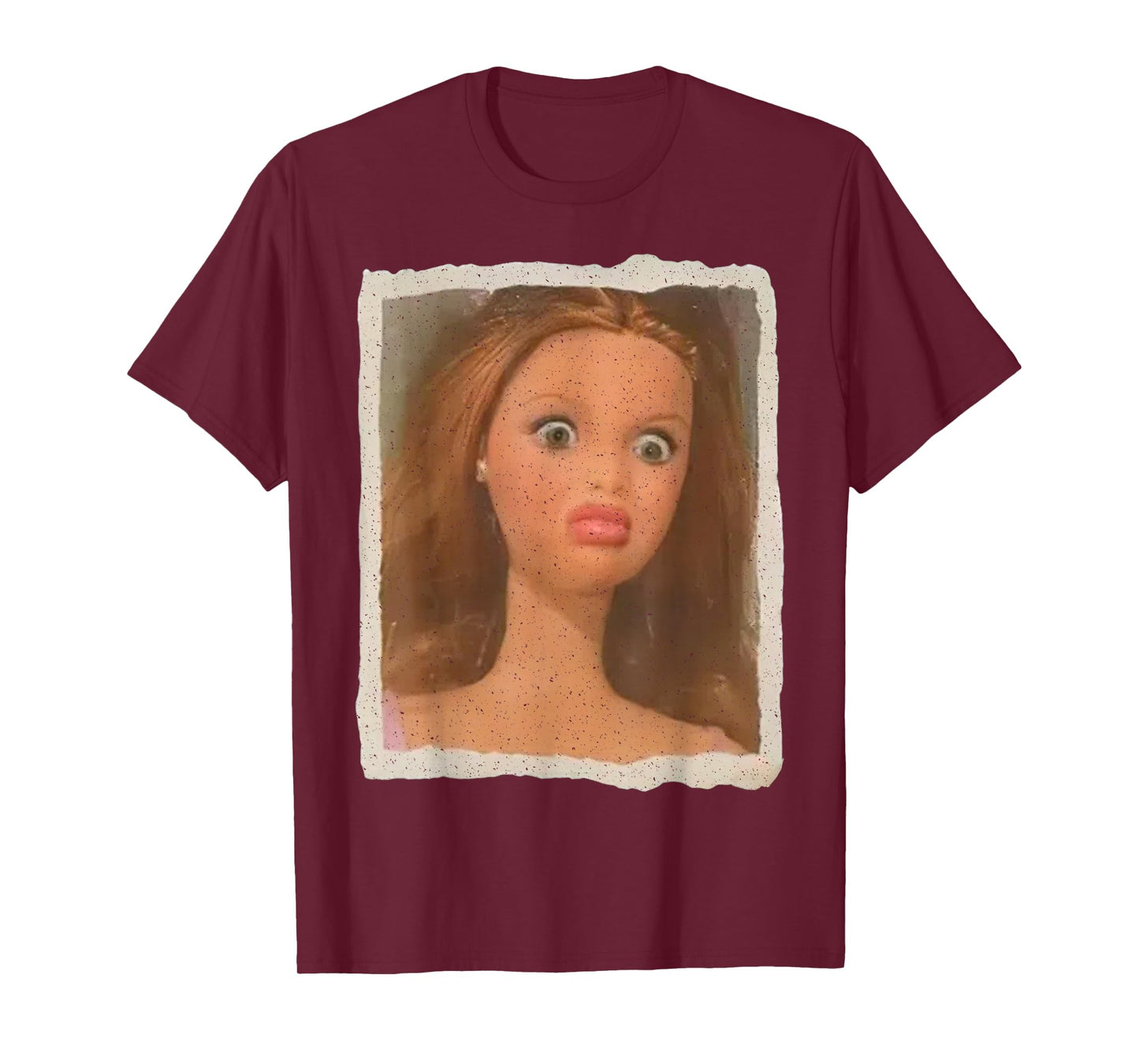 Funny Doll Face Meme T-Shirt