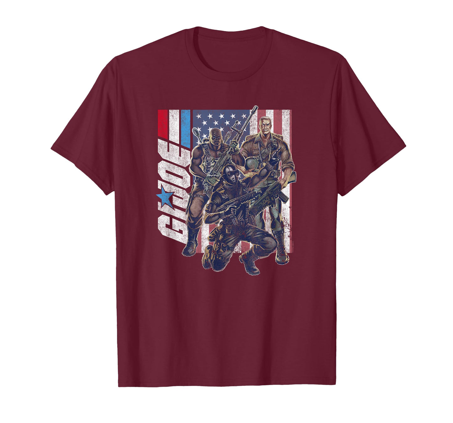 G.I. Joe Group Shot Fourth of July Trio of Patriots T-Shirt