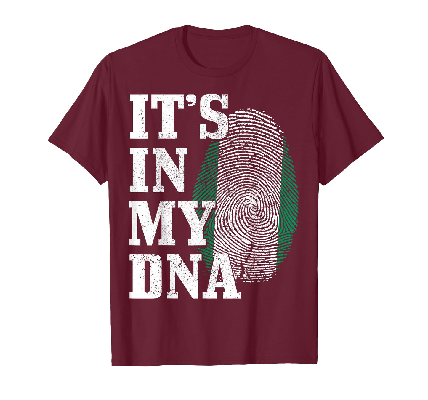 Nigeria It's In My DNA Nigerian Flag Pride Roots African T-Shirt