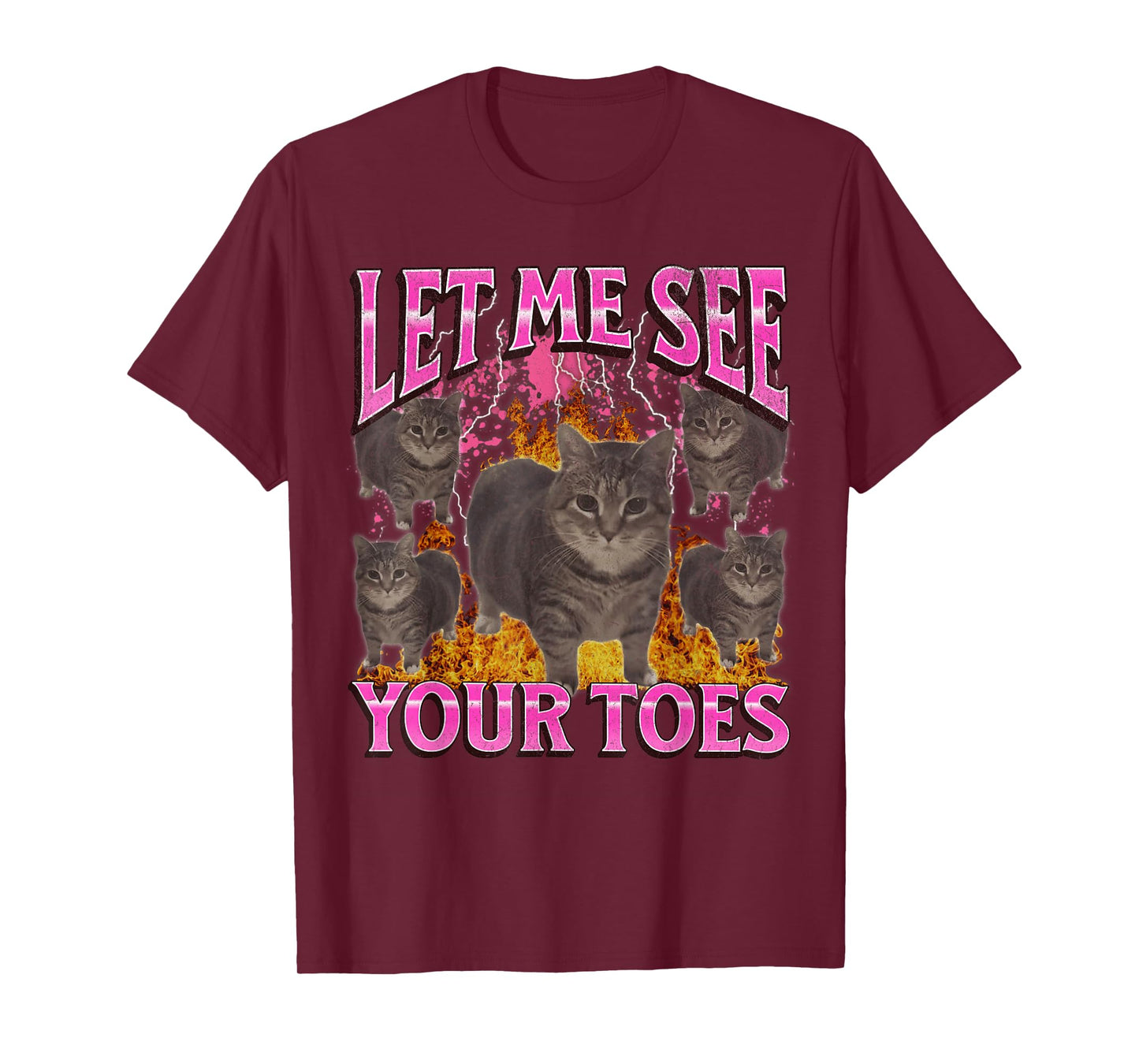 Your Toes Funny Cat Meme Bootleg Graphic Men Women T-Shirt