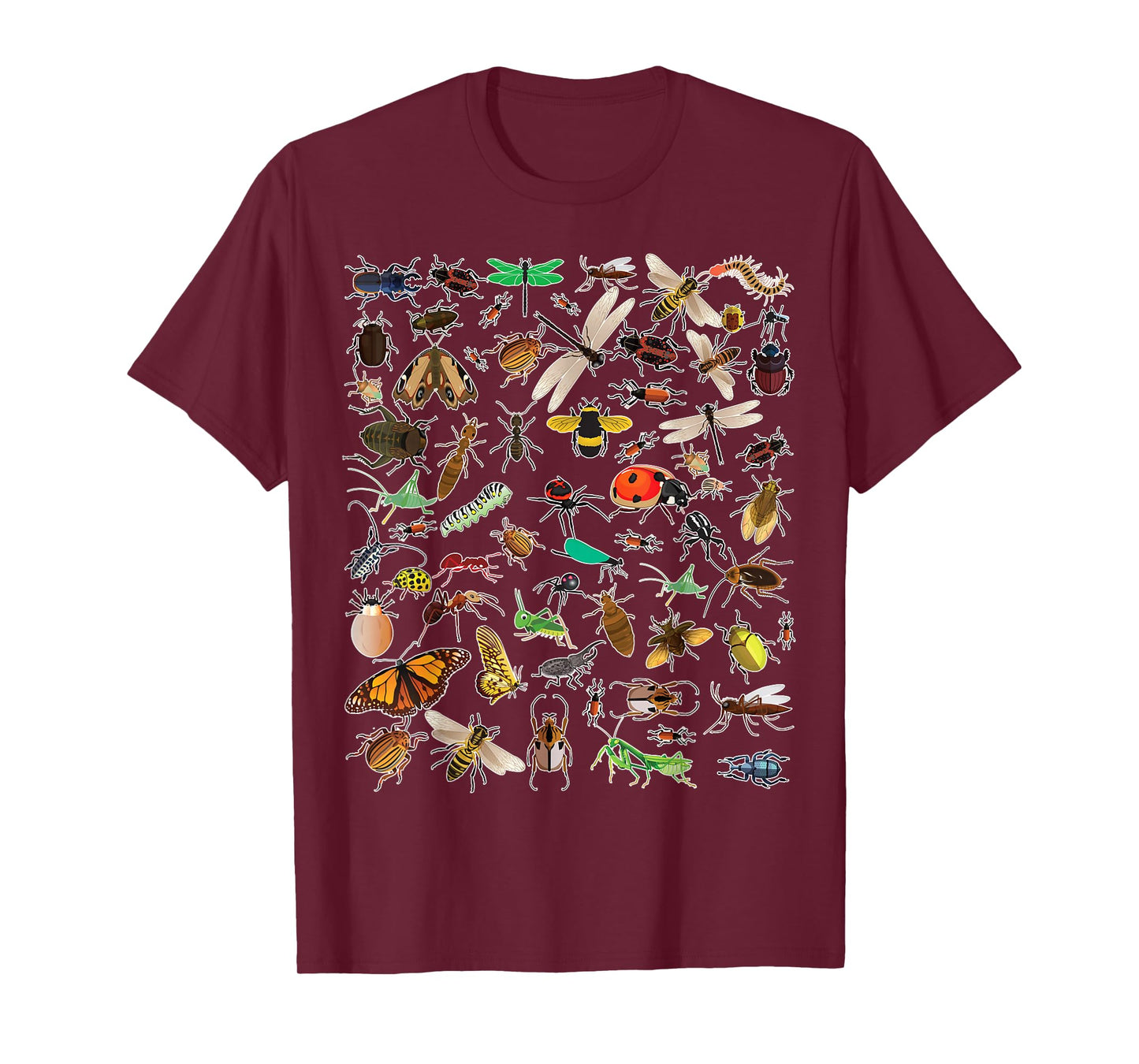 Cool Lots of Bugs | Funny Insect Lover Entomologist Boy Gift T-Shirt Small