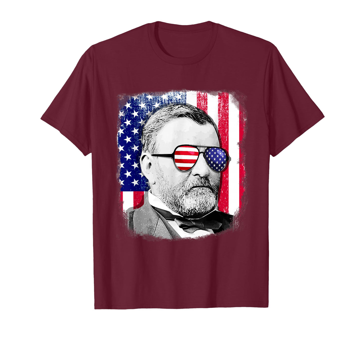 Ulysses S Grant US flag shirt 4th of July T-Shirt