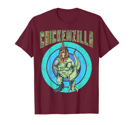 Chickenzilla Funny Chicken Shirt Dinosaur Chicken Lover T-Shirt
