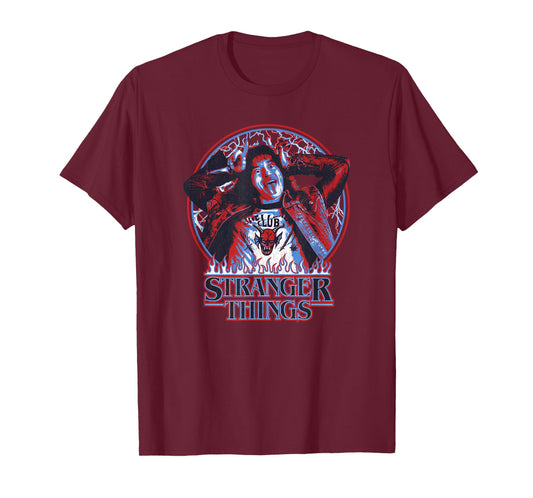 Stranger Things Eddie Munson American Colors Logo T-Shirt