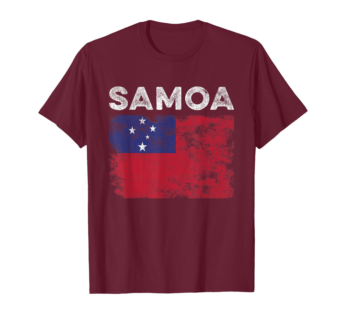 Samoa Flag Distressed - Men Women Kids - Samoan Flag T-Shirt