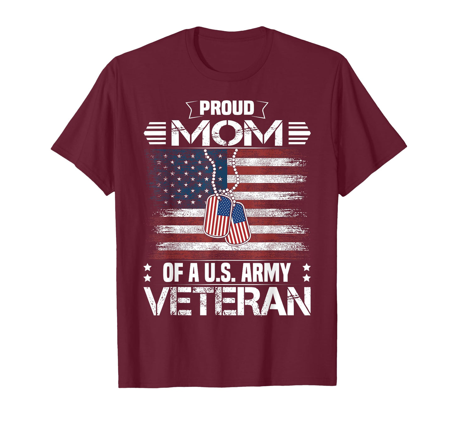 Proud Mom of A US Army Veteran Day Family Matching T-Shirt