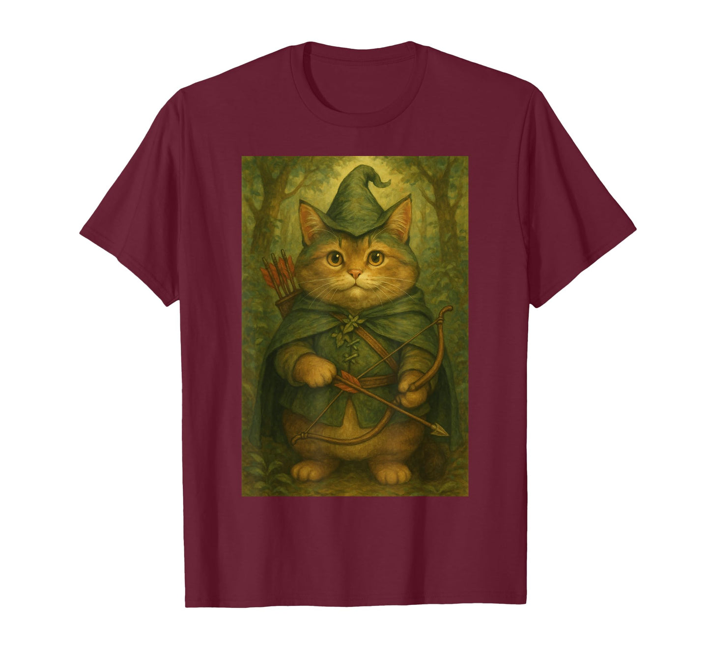 Cat Archer Pet Costume Outfit Funny Meme T-Shirt for Men Women Kids