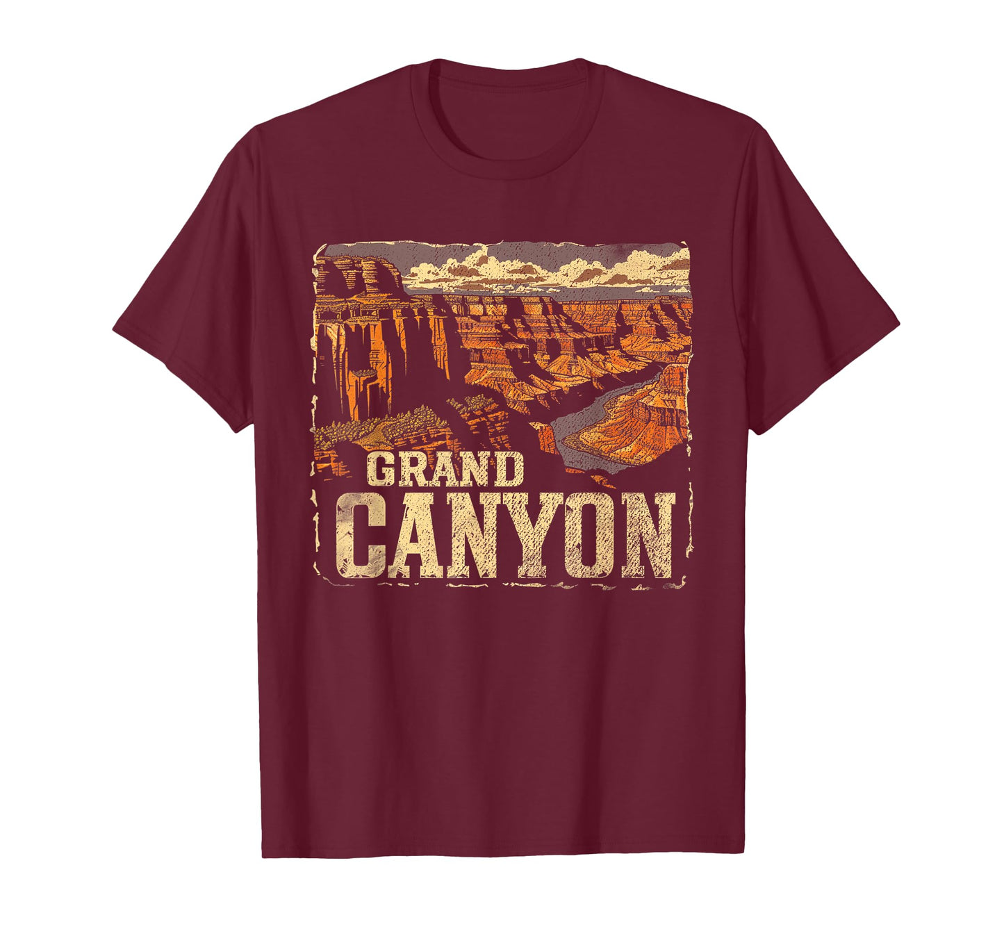 Grand Canyon - US National Park Vintage Men Women Kids Retro T-Shirt