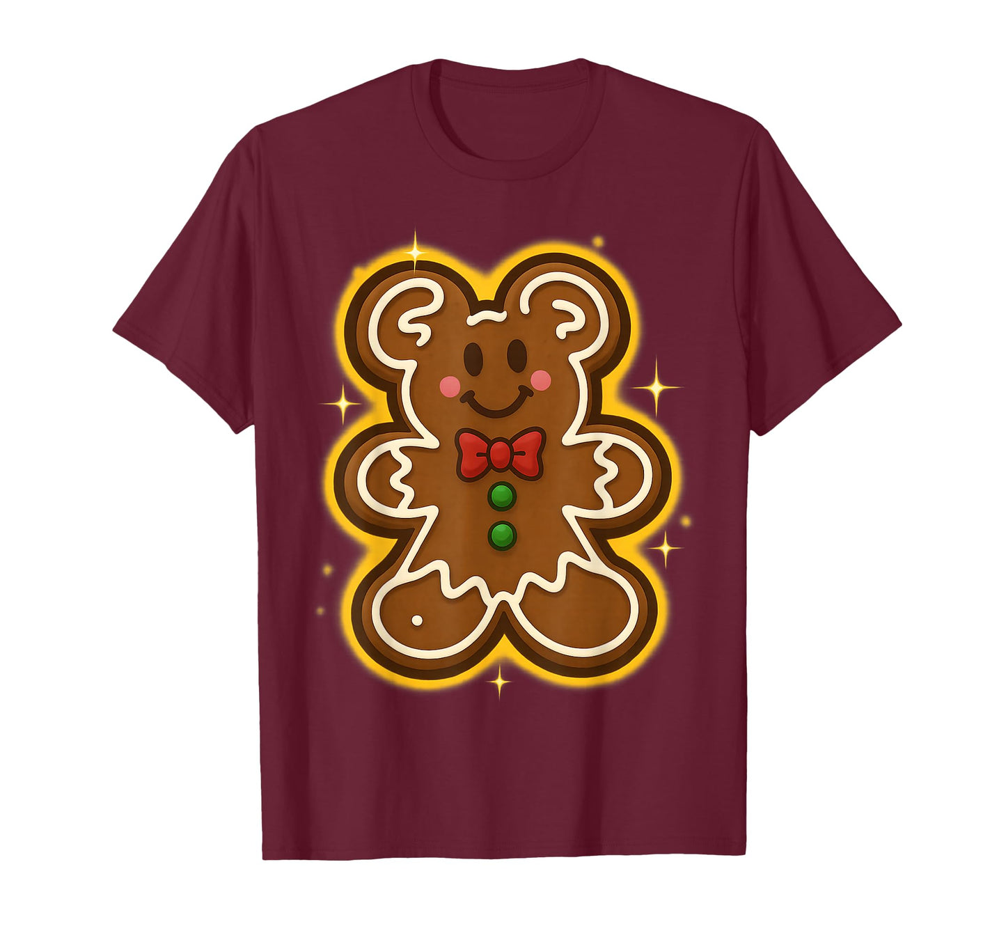 Adorable Cute Gingerbread Mouse Cookie Christmas Baking Love T-Shirt