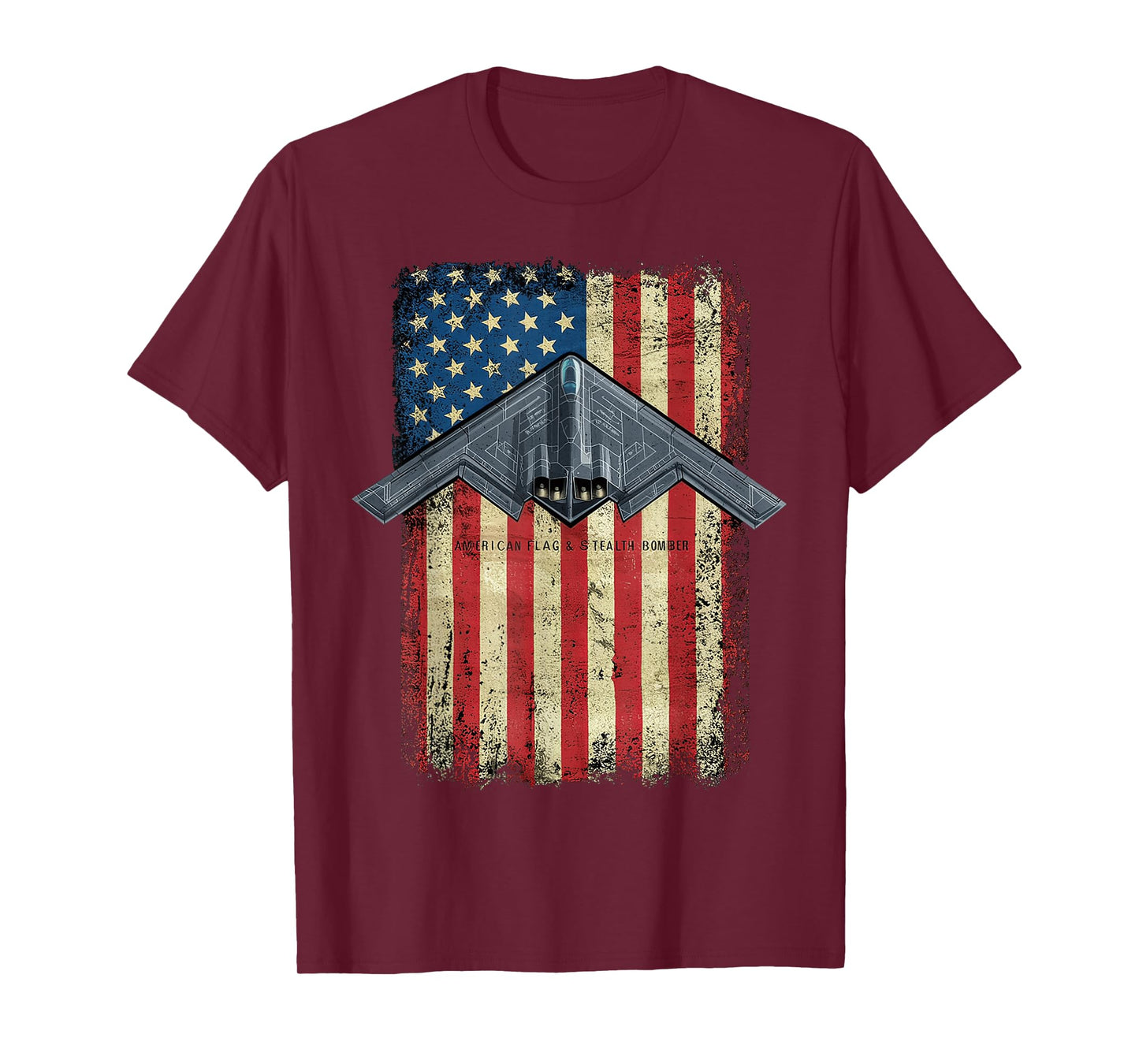 Hammer Time Stealth B-2 Military Midnight Aircraft USA T-Shirt