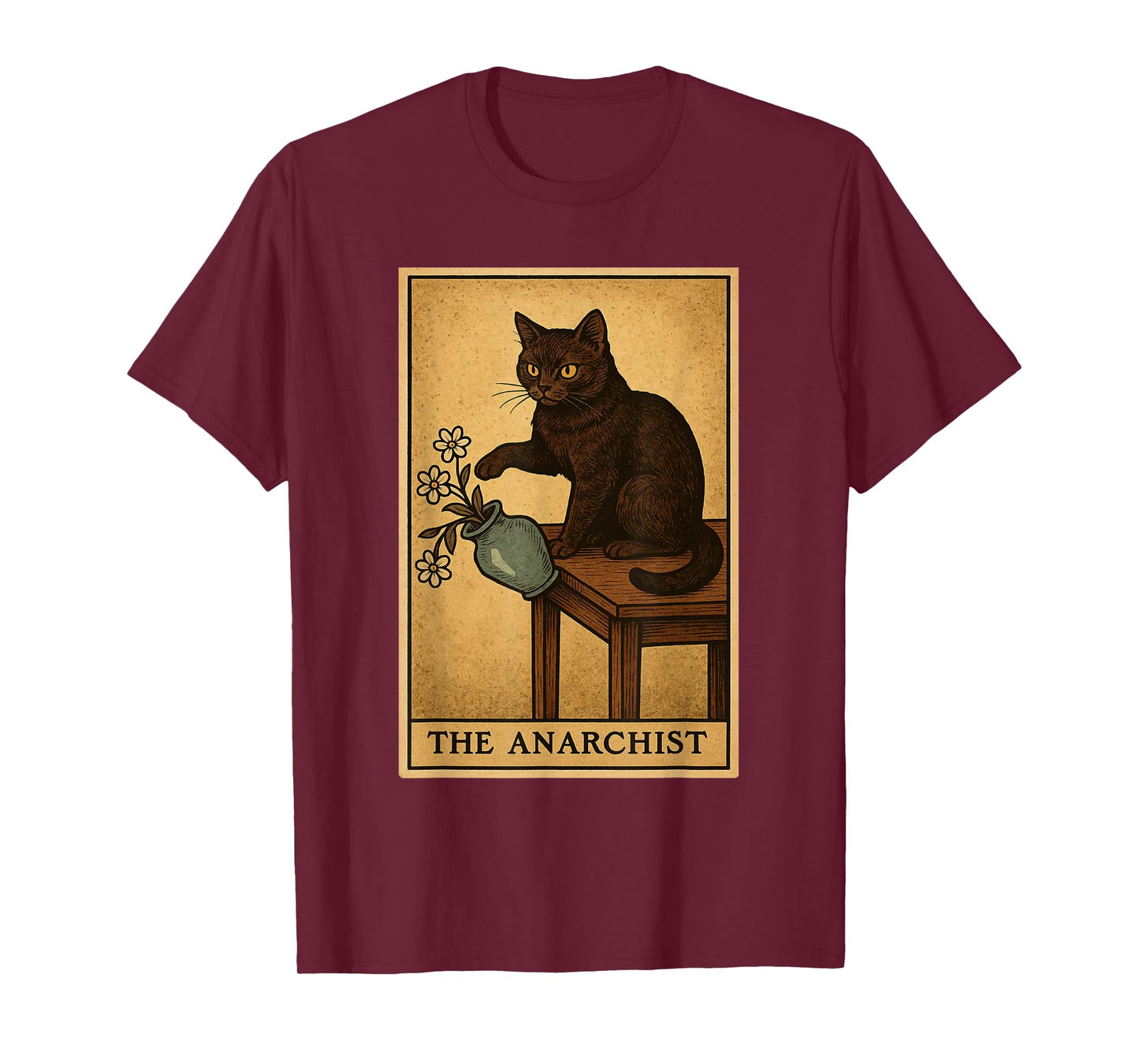 Cat Lover Design Cat Tarot Card Design Men Women Kids T-Shirt