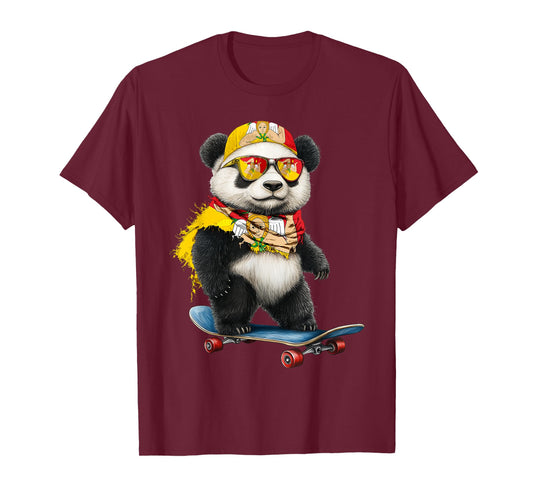 Sicilian Flag American US Flags Panda Heritage Sicily T-Shirt