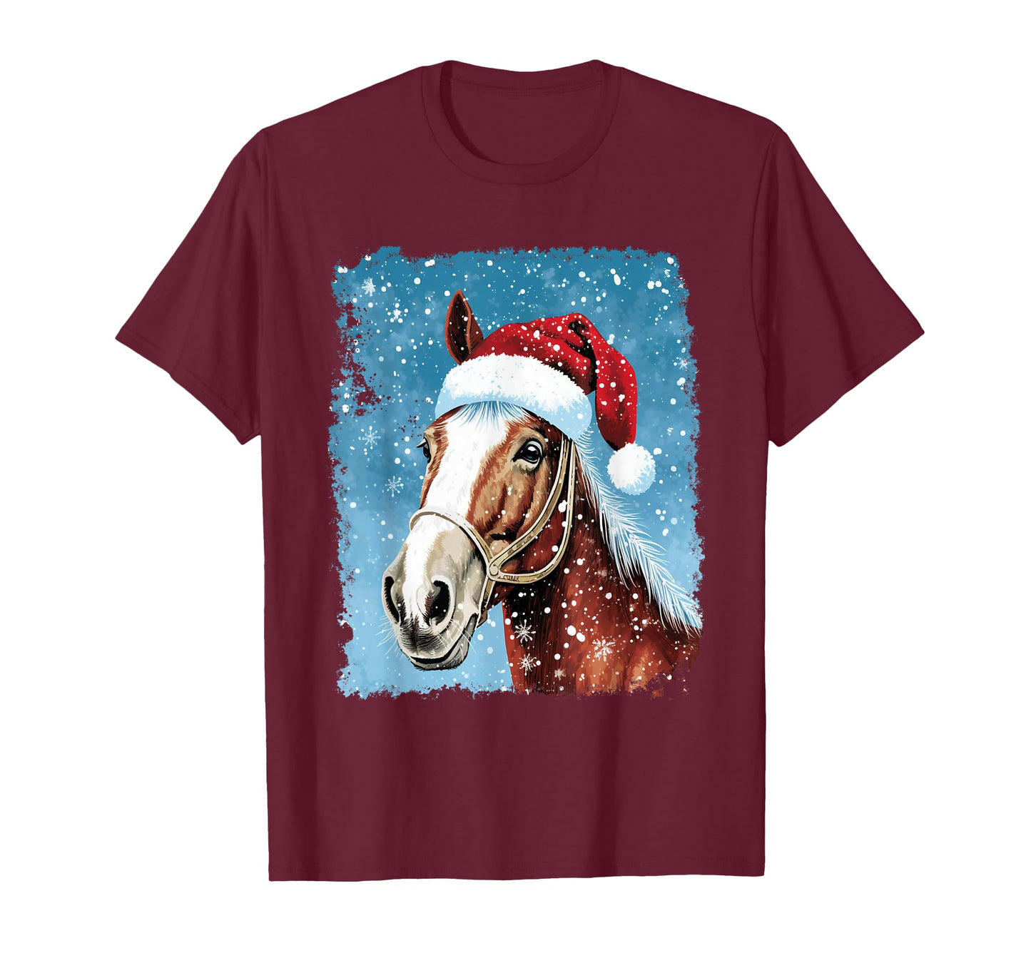 Christmas Farmer Animal Horse T-Shirt