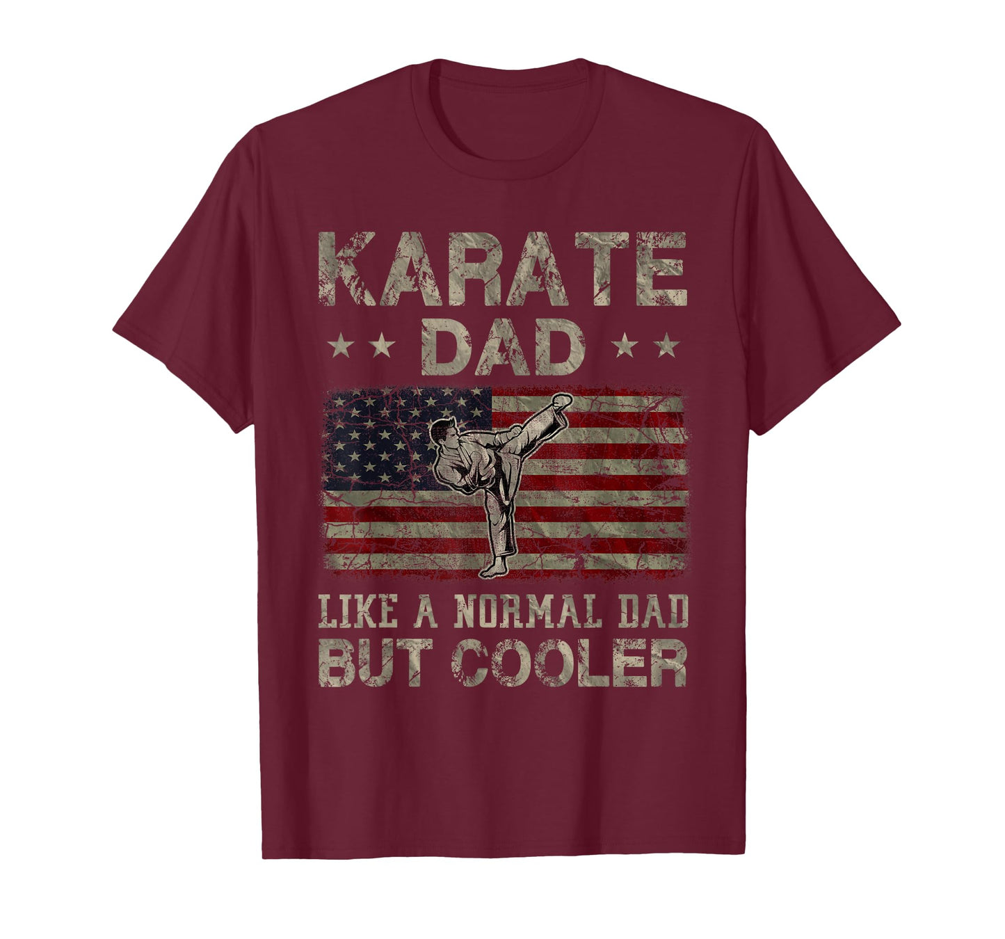 Karate Dad Like A Normal Dad But Cooler Father's Day T-Shirt
