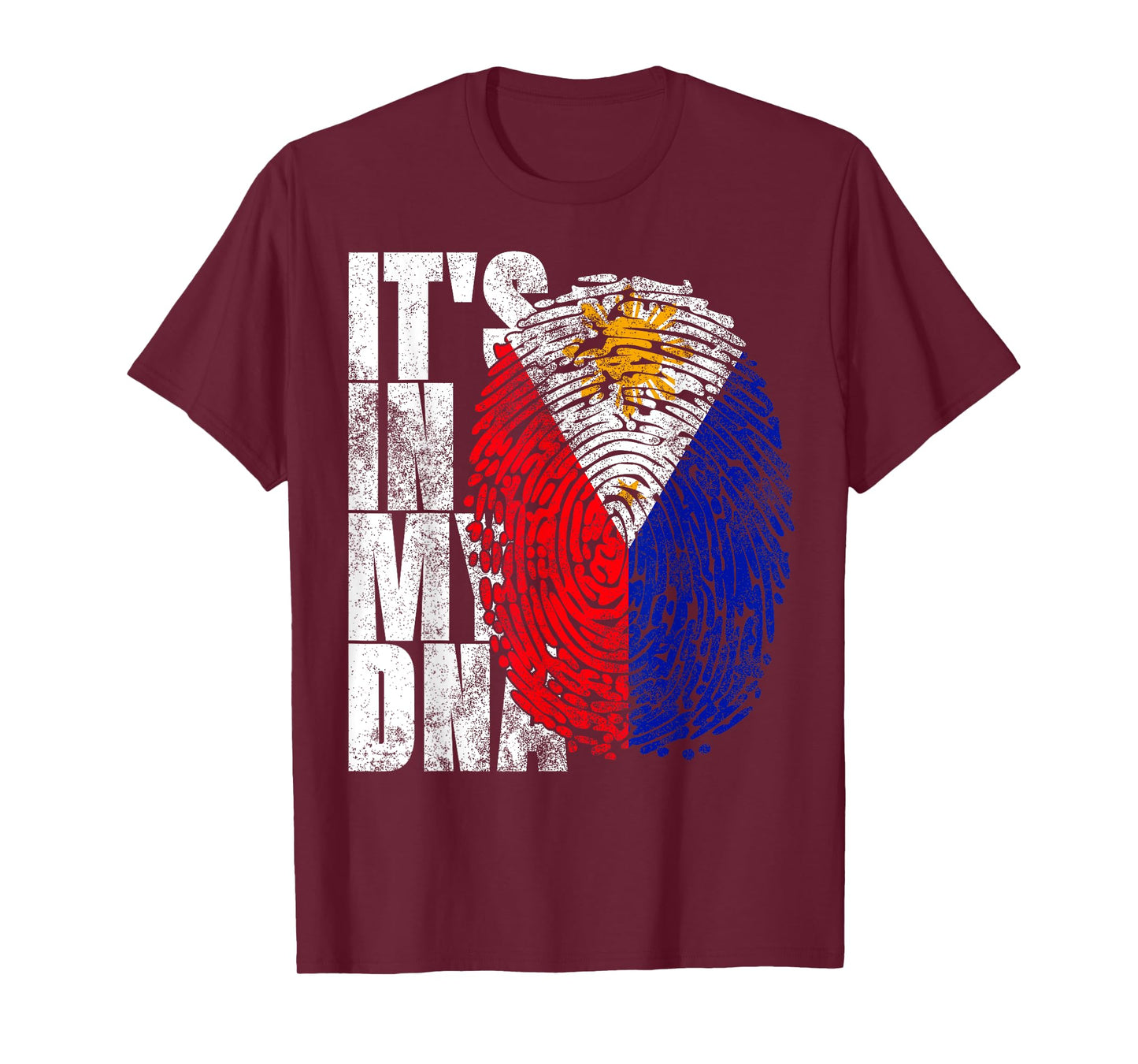 It's In My DNA Philippine Gift Asia Islands Philippines Flag T-Shirt
