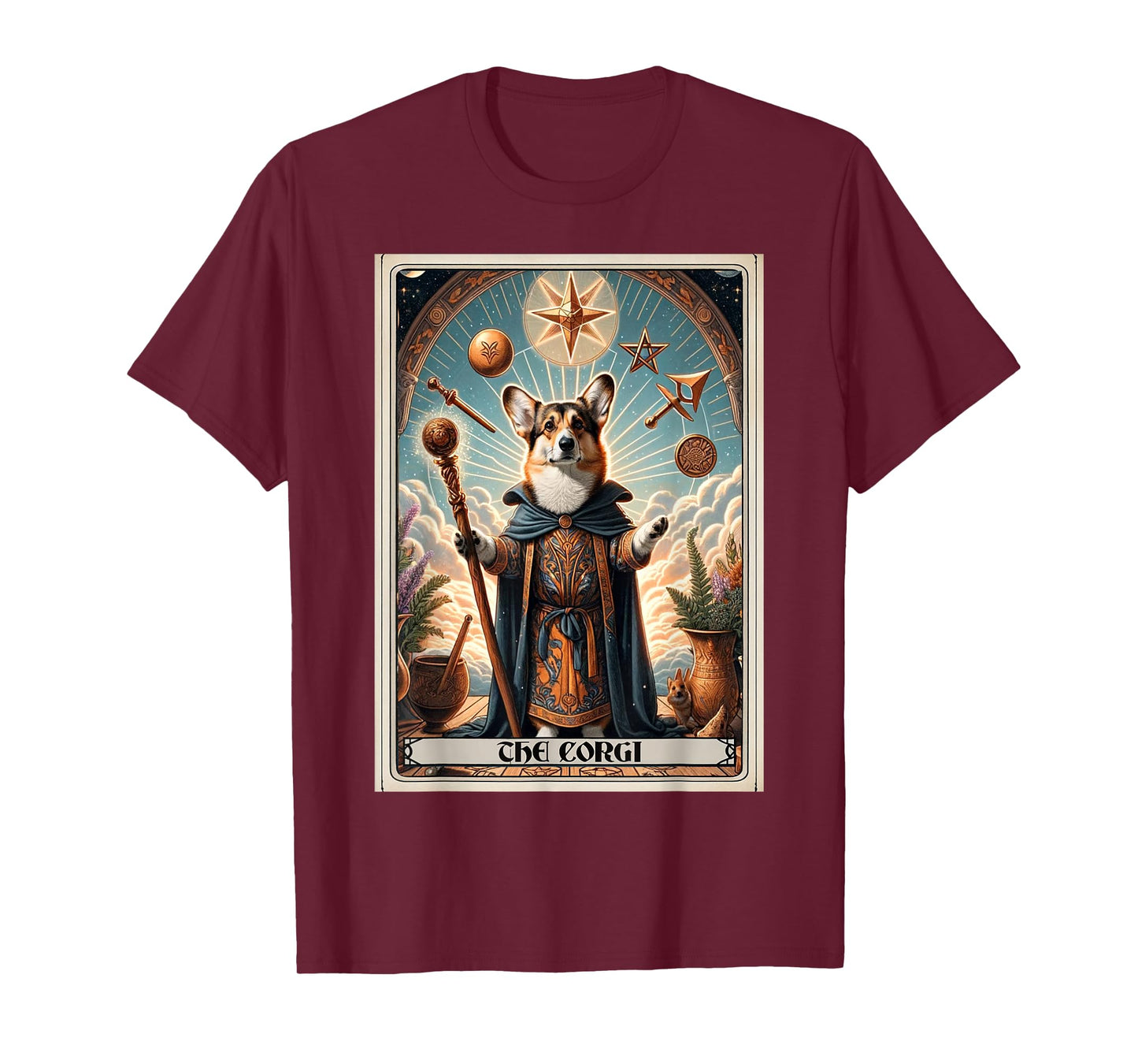 The Corgi Tarot Card Dog T-Shirt