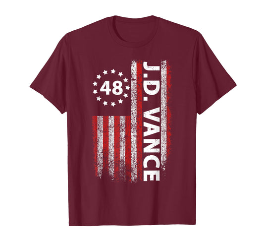 JD Vance 2028 President 48 Vance 48Th President design T-Shirt