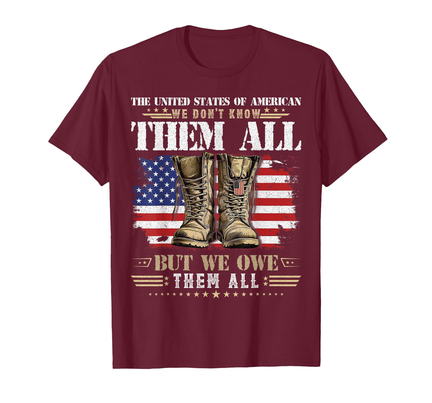 Patriotic Veterans Day Gifts Tee Military Men Women Proud T-Shirt