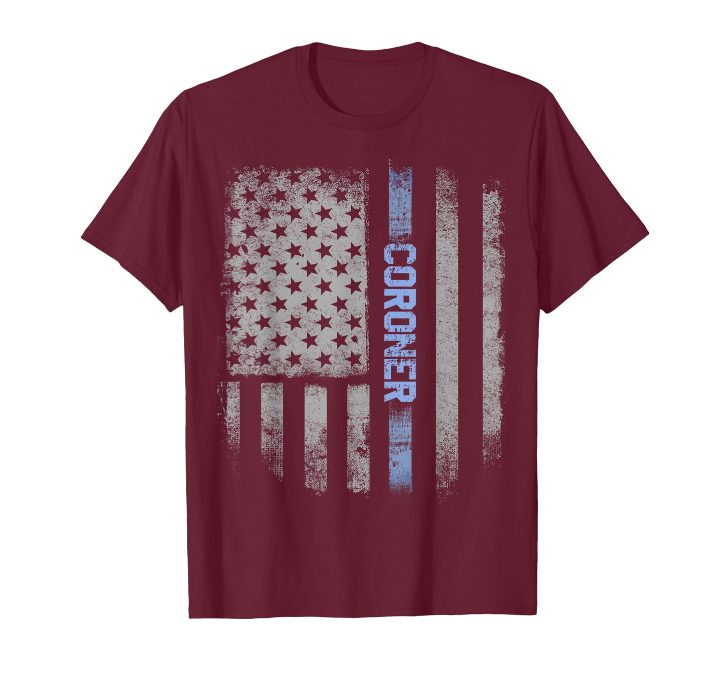 Coroner US Flag T-shirt T-Shirt