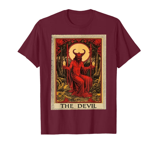 Vintage Tarot Card The Devil T-Shirt