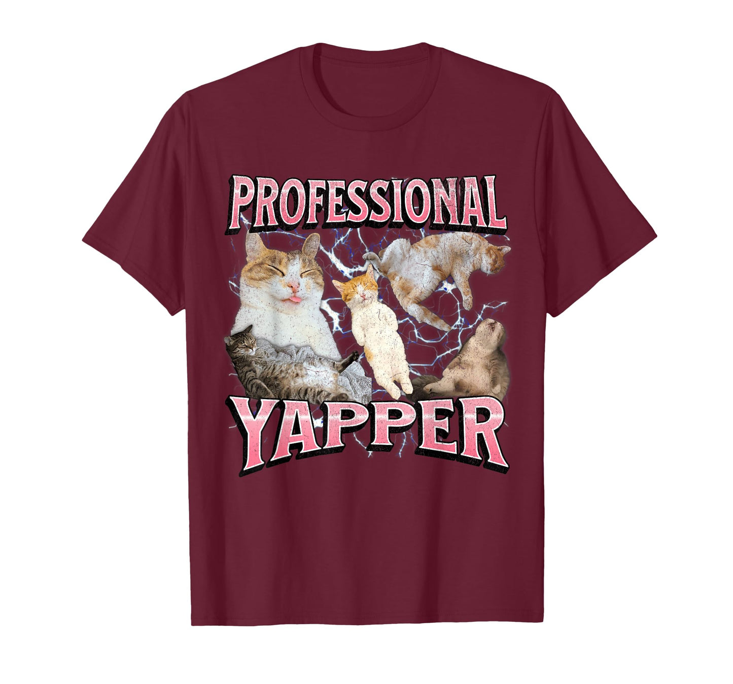 Professional Yapper Funny Cat Meme Bootleg Graphic T-Shirt for Men Women