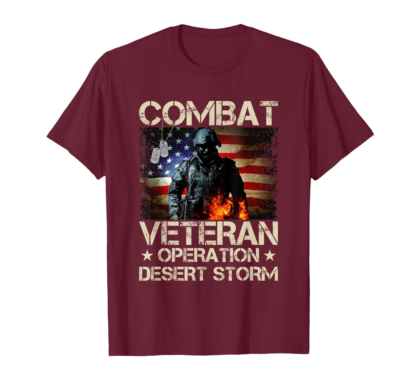 Memorial Day Veteran's Day Desert Storm Military Soldier T-Shirt