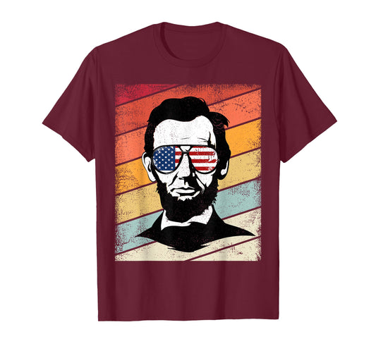 Vintage Abraham Lincoln Retro Graphic Gift Kids, Youth T-Shirt
